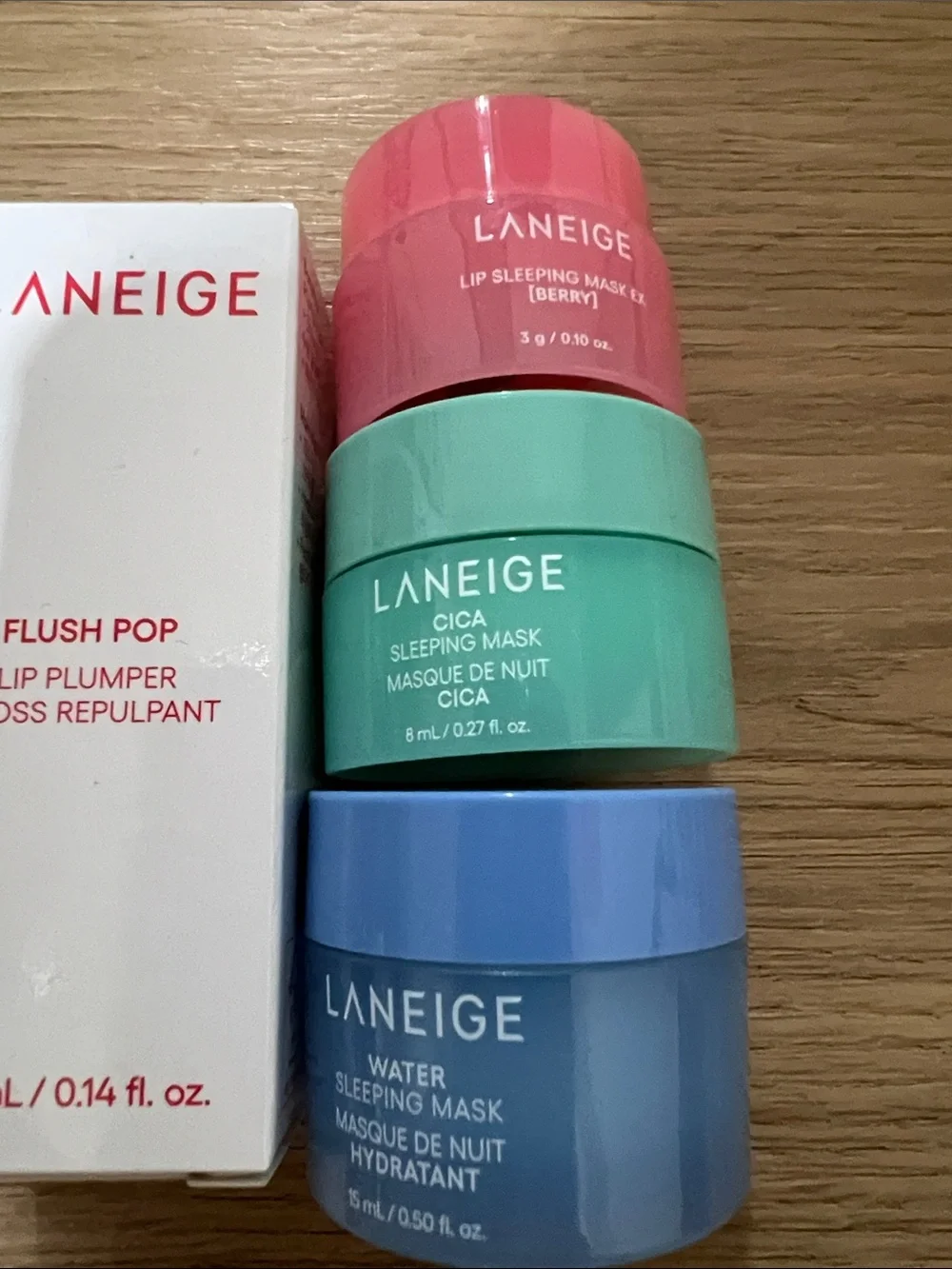 LANEIGE PlumpingLip & Sleeping Mask + Lip mask Set